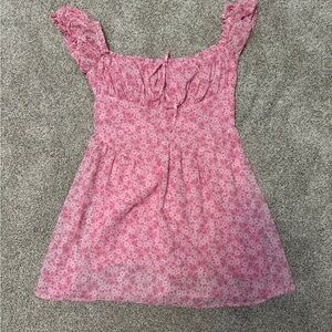 Tiger Mist Pink Floral Dress